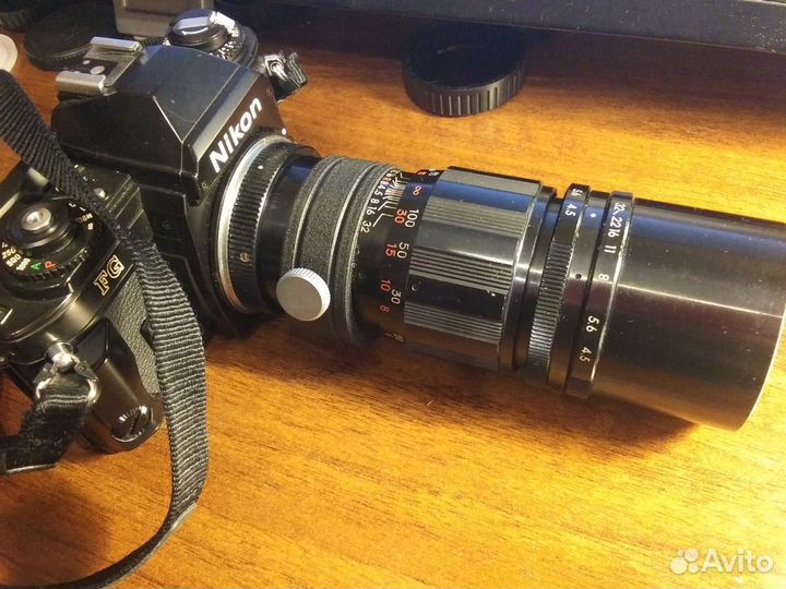 Spiratone TC 200mm 4.5 Nikon F 16 лепестков