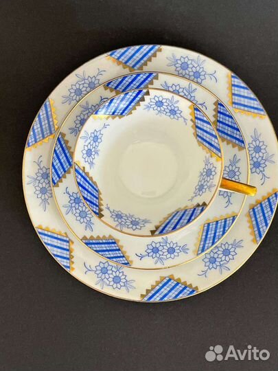 Чайное трио,антикварное,Германия