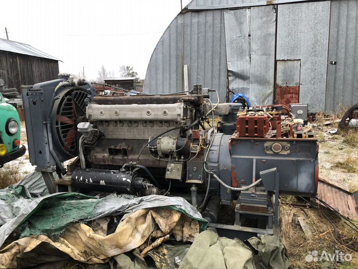 Двигатель 1Д6 с подстанцией 100 кВт