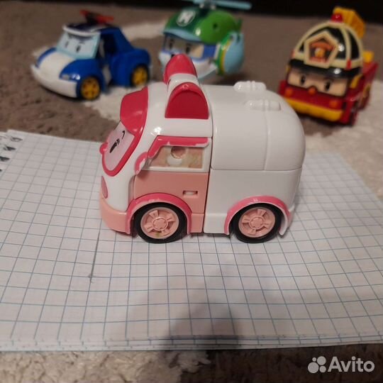 Робокар поли игрушка- трансформер, мини