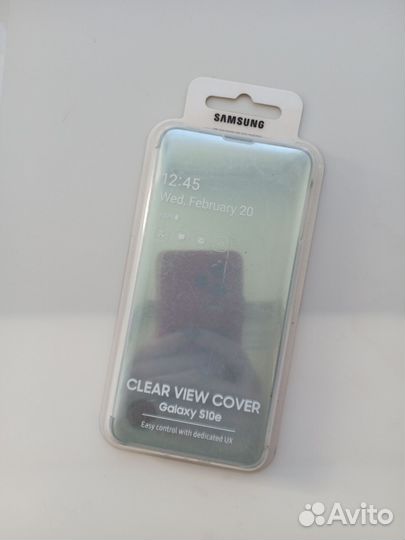 Чехол Samsung Galaxy S10e Clear view cover