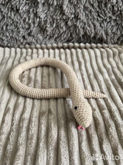 Мягкая игрушка Змея, ручная работа