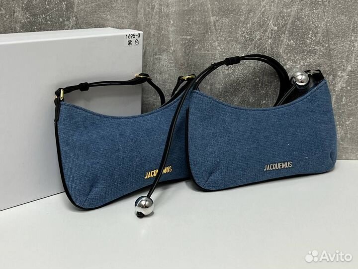 Новая женская сумка Jacquemus деним