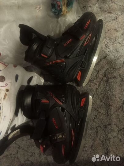 Коньки детские раздвижные 29 32