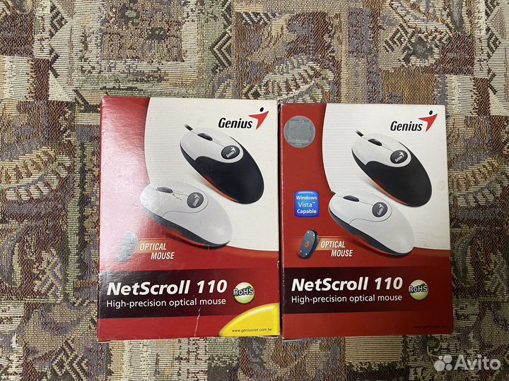 Мышь Genius NetScroll 110 Optical Black PS/2