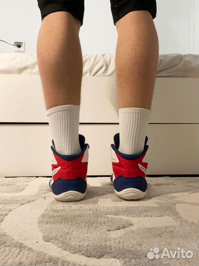 Борцовки Asics matflex 6 GS white/deep ocean