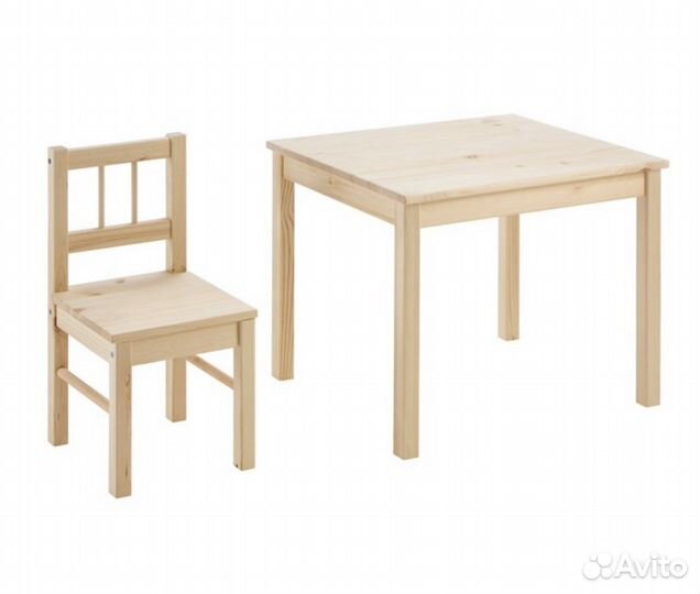 Стол и стул массив дерева