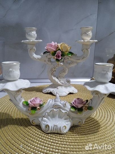 Подсвечник фарфор Rudolf Kammer