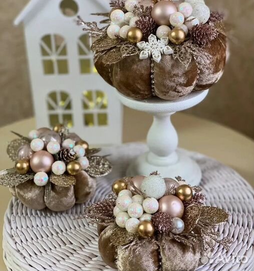 Новогодний декор на стол 