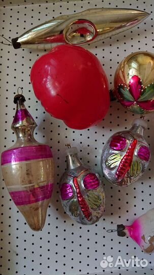 Стрекоза Гном Шар елочные игрушки СССР