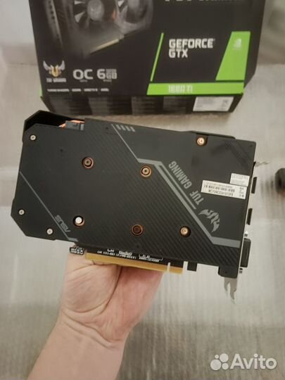 Видеокарта GeForce GTX 1660 Ti TUF Gaming