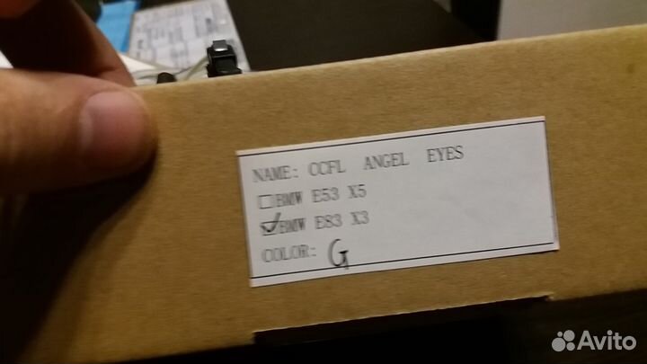 Ангельские глазки green BMW BMW X3 E83