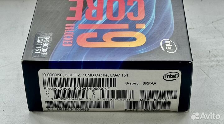 9900kf процессор i9 lga1151 v2