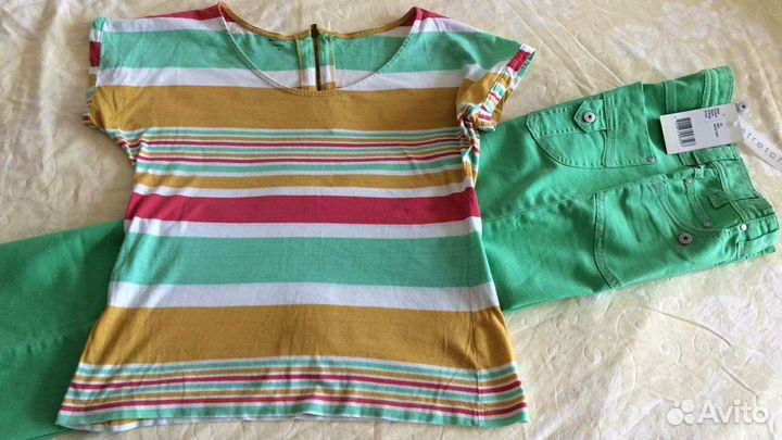 Джинсы оригинал Сlaire.dk футболка топ Montego нов