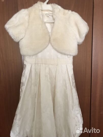 Платье нарядноеMonsoon молочное