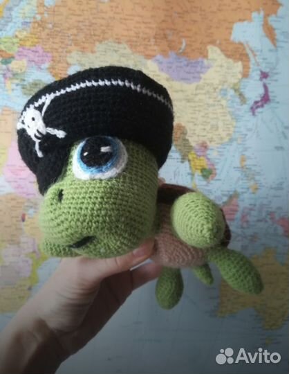 Игрушка вязаная Черепаха