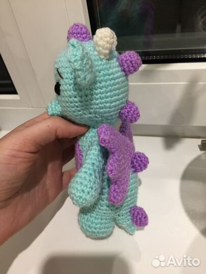 Подарок на Новый год Дракончик вязанные игрушки