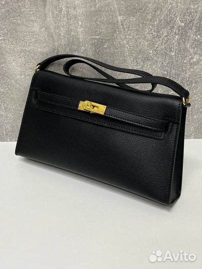 Сумка клатч hermes kelly черный