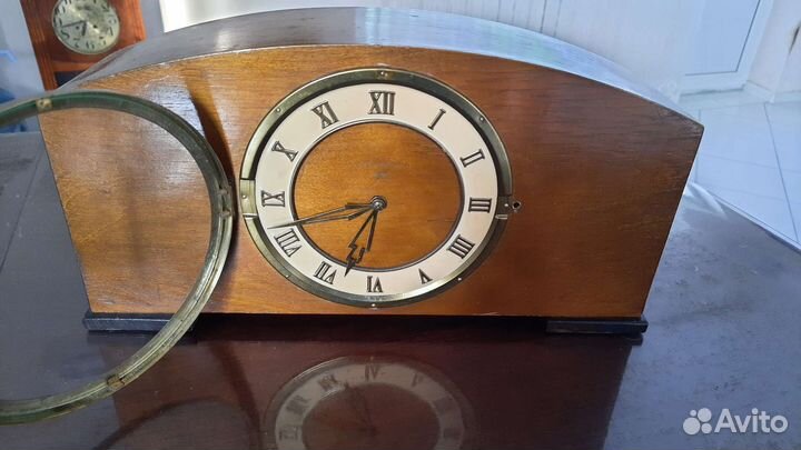 Настольные каминные часы Весна