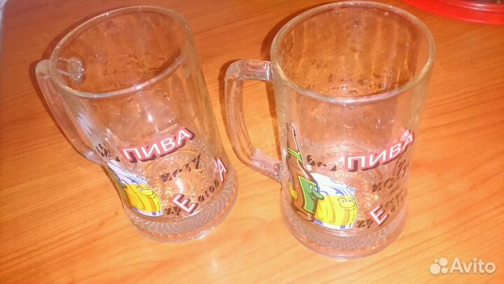 2 кружки для пенного