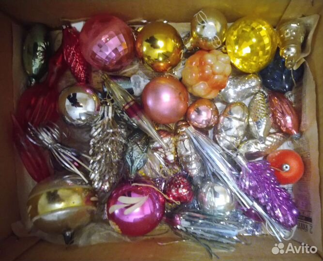 Елочные игрушки СССР советские