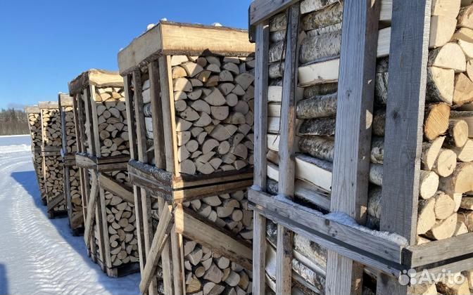 Дрова березовые колотые