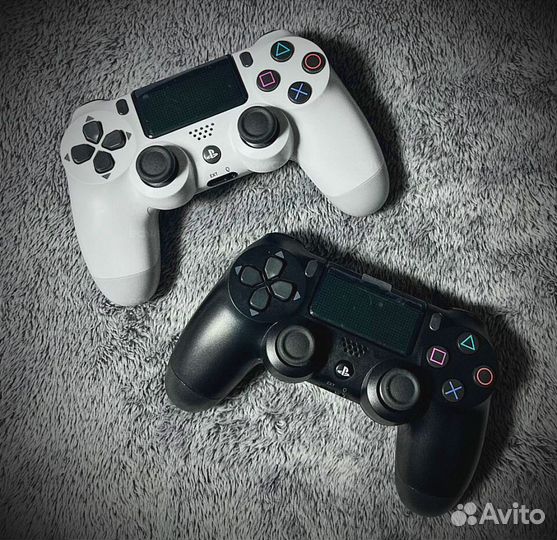 Джойстики Sony PS4 геймпад белый черный