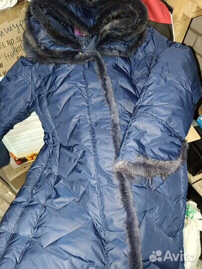 Пуховик пальто, наполнитель перо