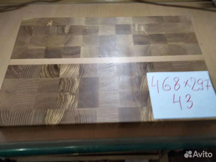 Доска разделочная ясень дуб торцевая