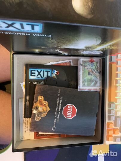 Exit Катакомбы Ужаса Две части настольная игра