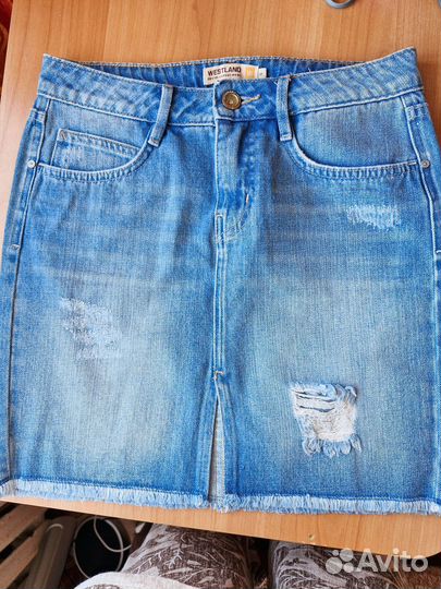 Джинсовая юбка