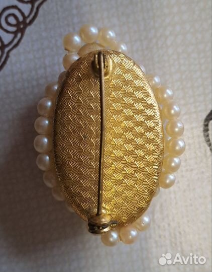 Винтажная брошь чехословакия