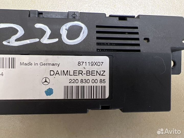 Блок управления заслонками Mercedes W220