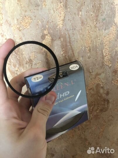 3 фильтра для обьектива 72 мм