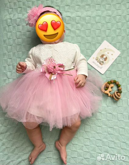 Платье для девочки 68 74