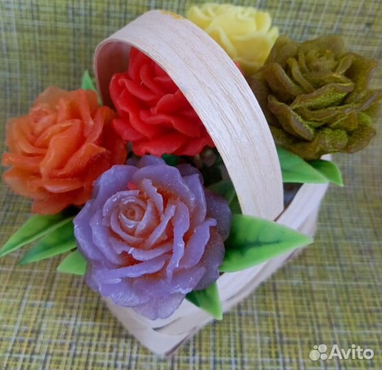 Мыло ручной работы букеты