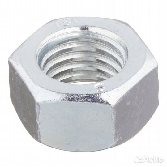 Гайка шестигранная оцинкованная M18 DIN 934 (10 шт