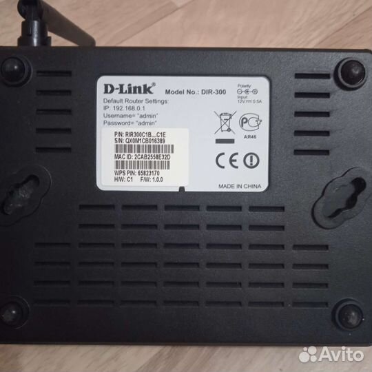 WiFi роутер D-Link с адаптером