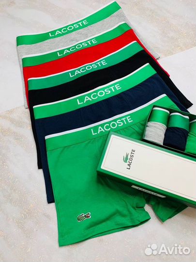 Трусы мужские боксеры lacoste