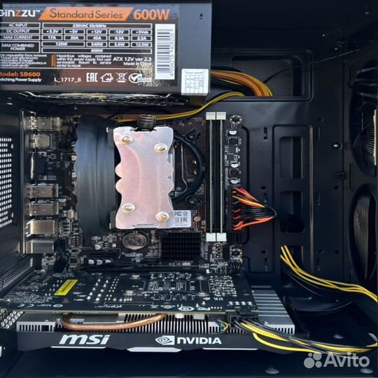 Игровой i7-6700 + Geforce GTX 1660 Ti(6) 16-1000