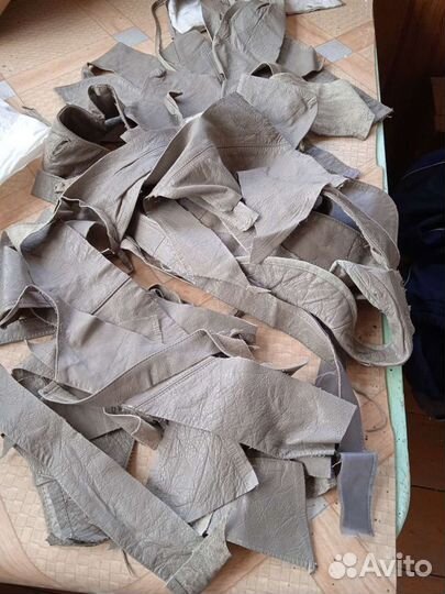 Обрезки натуральной кожи