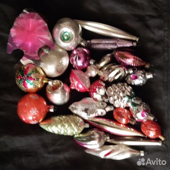 Елочные игрушки СССР 64 шт