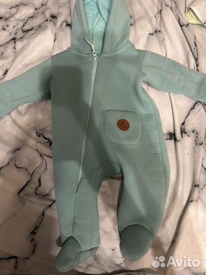 Флисовый комбинезон 62