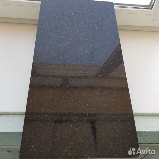 Черный Габбро карелия плитка гранит 300*600*20