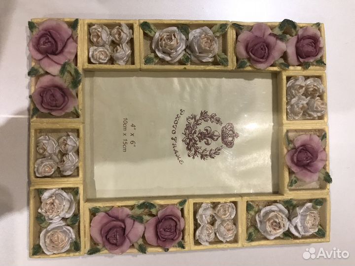 Рамка для фото из керамики