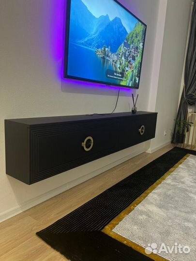 Тумба под тв черная