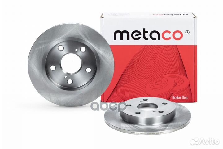 Диск тормозной задний, toyota auris (2006)