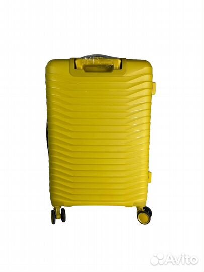 Чемодан из полипропилена, желтый, размер L