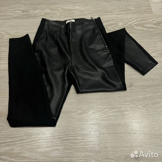 Кожаные брюки lime