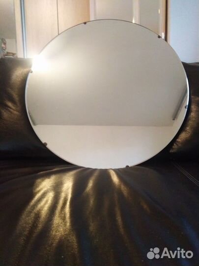 Большое круглое настенное зеркало СССР